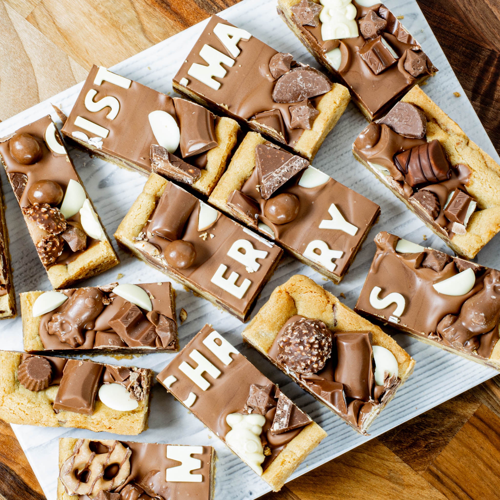 Giant 1.5kg Christmas Cookie Slab