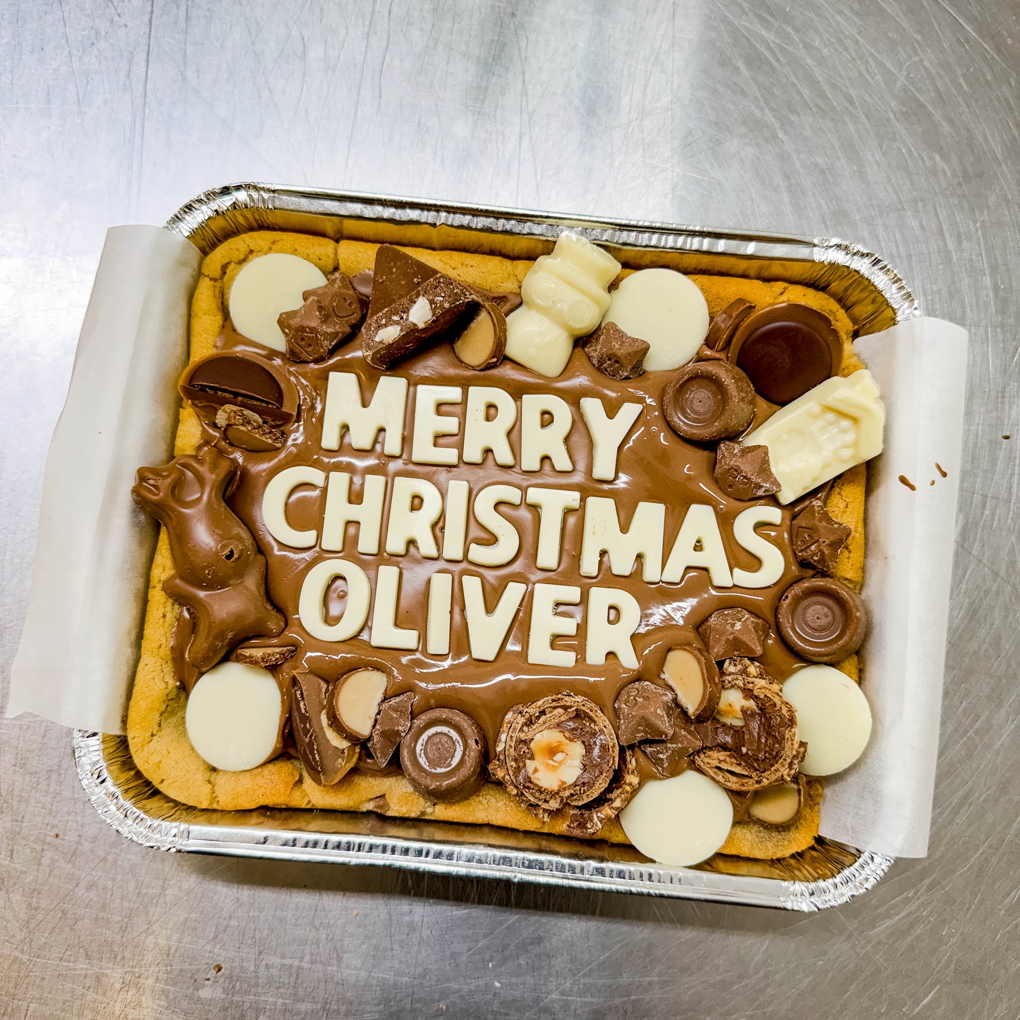 Custom Christmas Cookie Slab