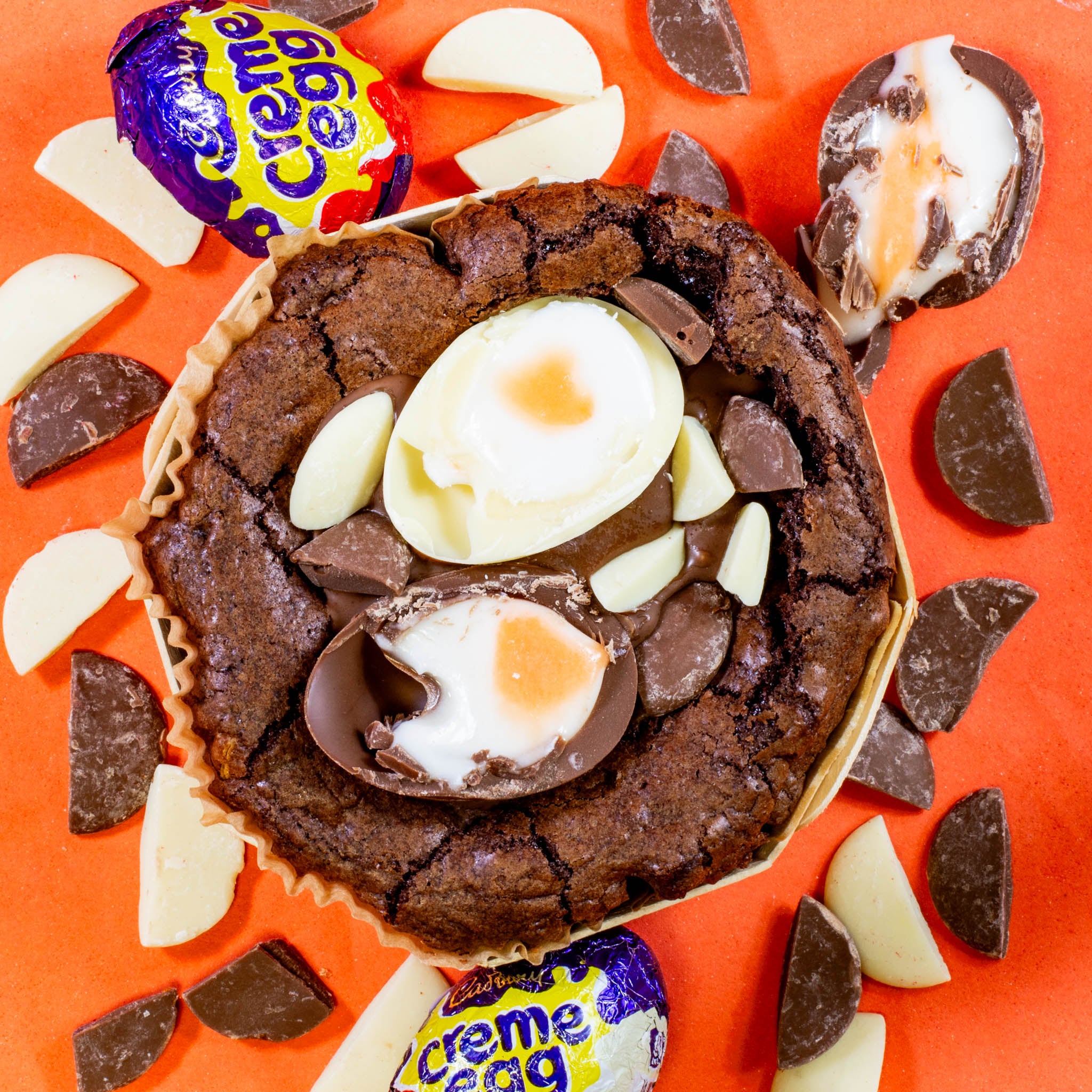 Creme Egg Brookie Pie (350g)