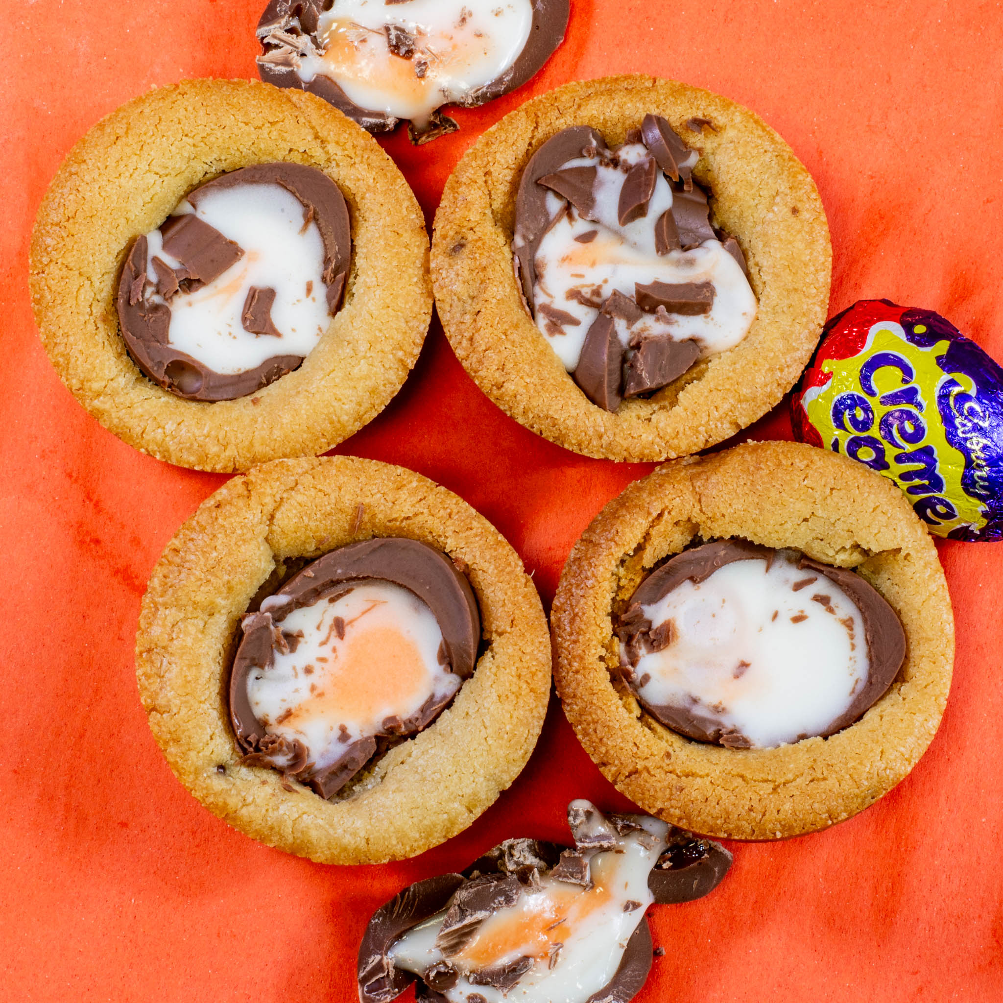 Creme Egg Cookie Cup